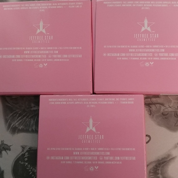 3 Jeffree Star single eyeshadow bundle - Picture 2 of 5